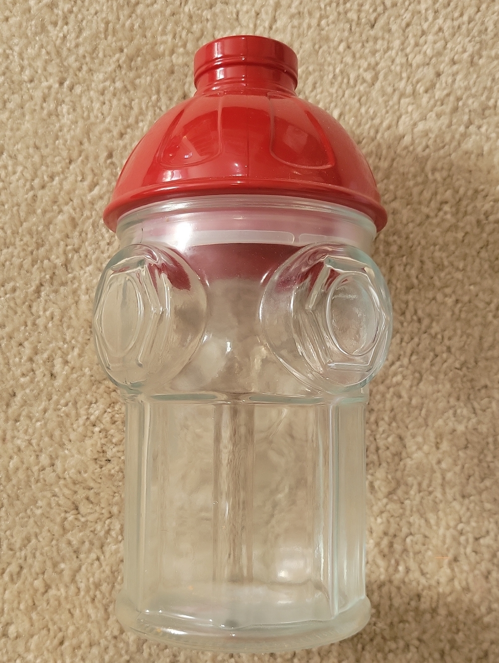 Red Fire Hydrant Candy Jar - Home Party Supplies
